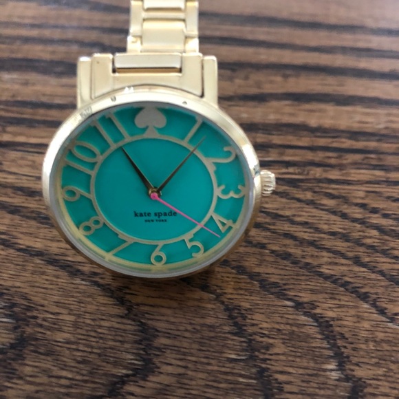 Kate Spade Gold and Green “Live Colorfully”watch - Picture 3 of 5